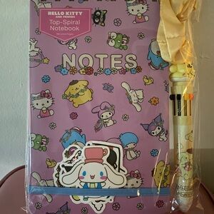 Sanrio Top Spiral Notebook Set